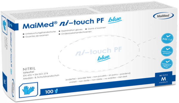 Ni-Touch Nitril-Einmalhandschuhe, 100 Stück